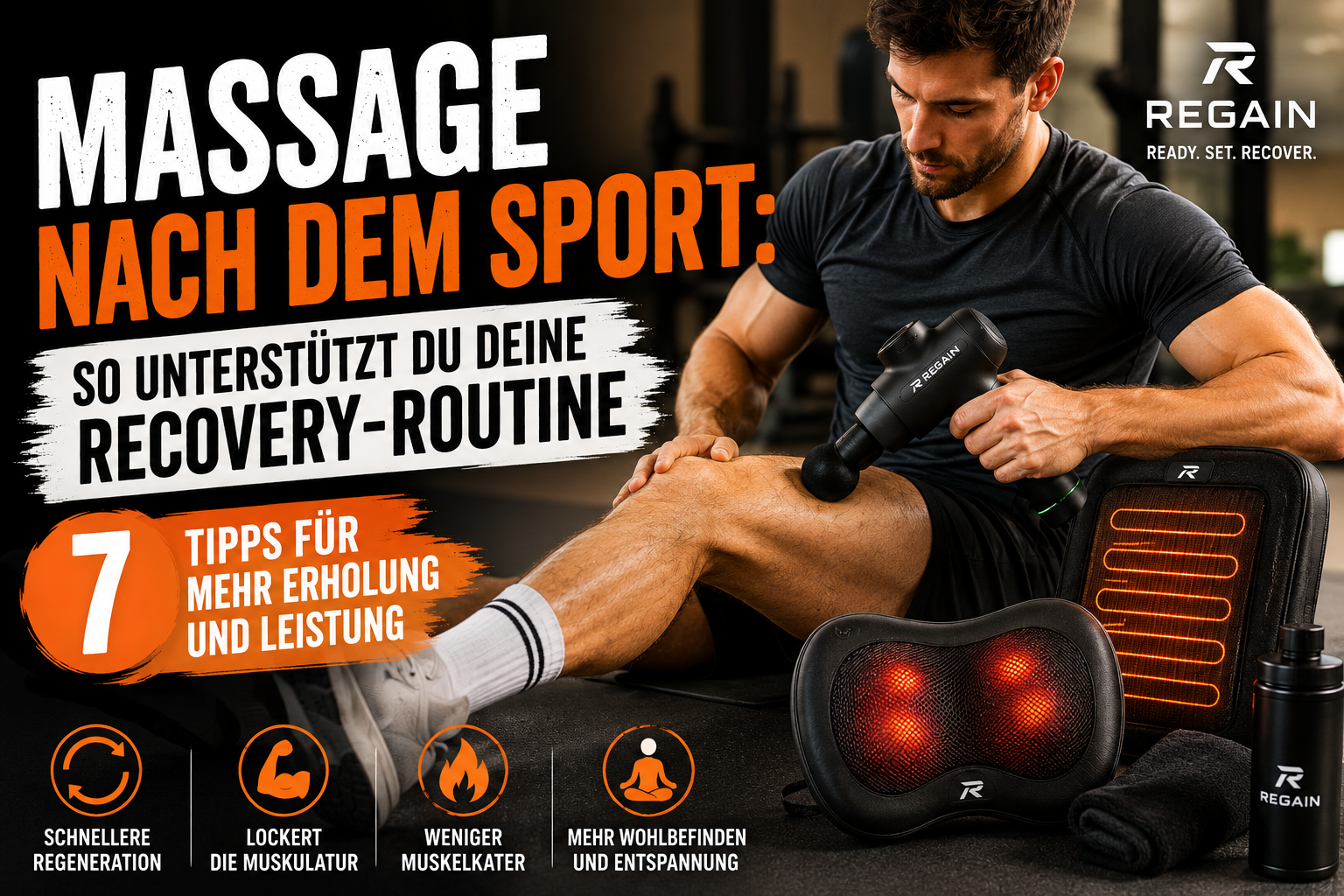 Massage nach dem Sport: So unterstützt du deine Recovery-Routine