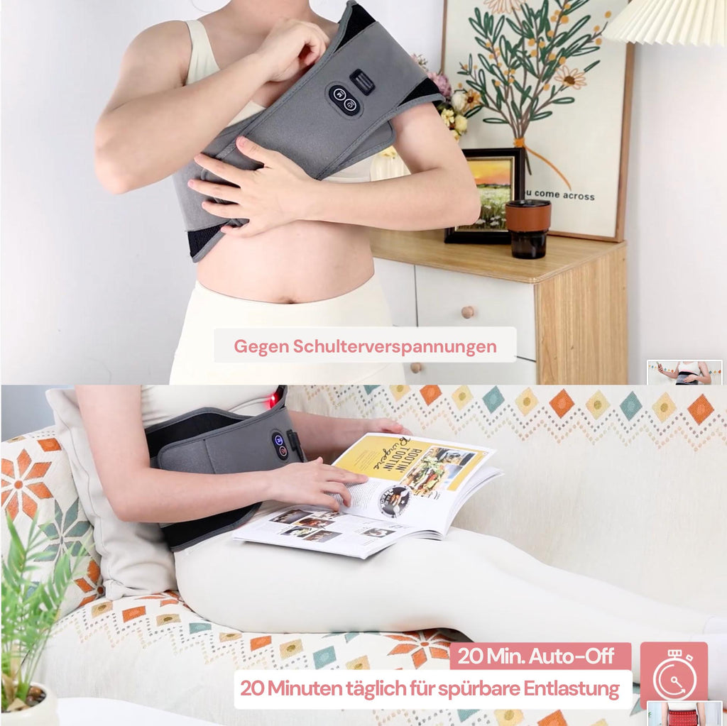 Regain InfraCore red light belt for shoulder tension, with automatic shut-off