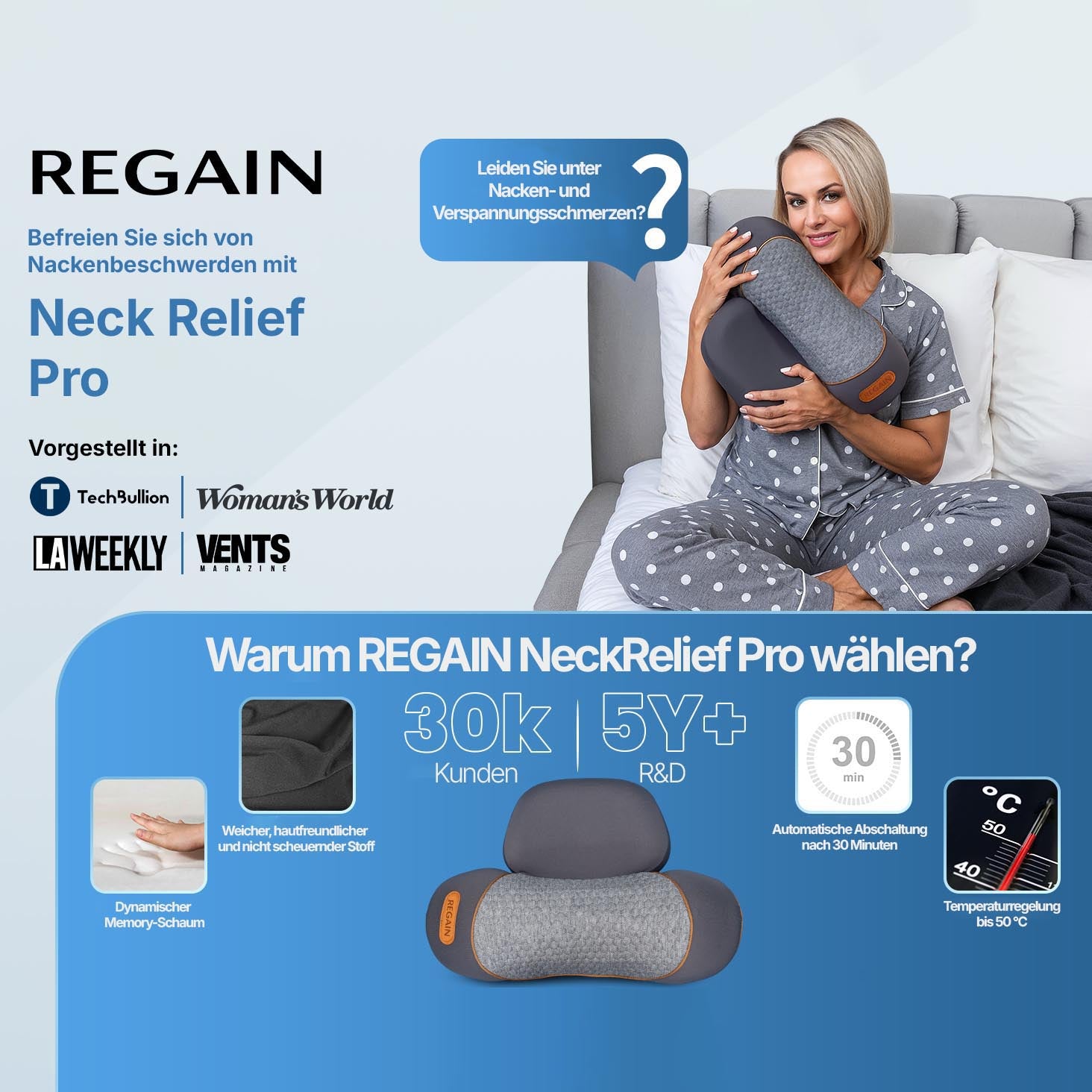 Nackenmassagekissen NeckComfort