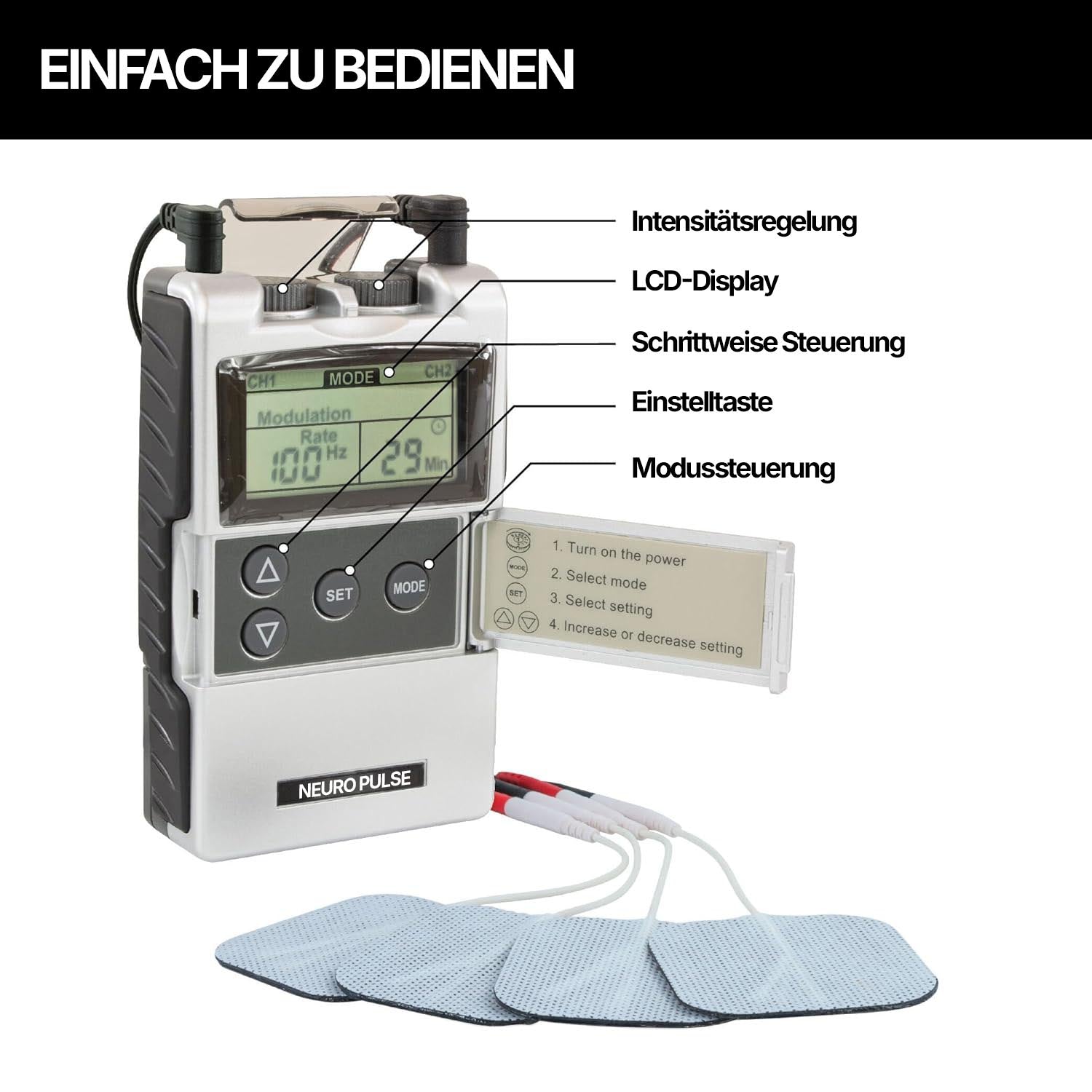 TENS Elektrostimulationsgerät StimPulse