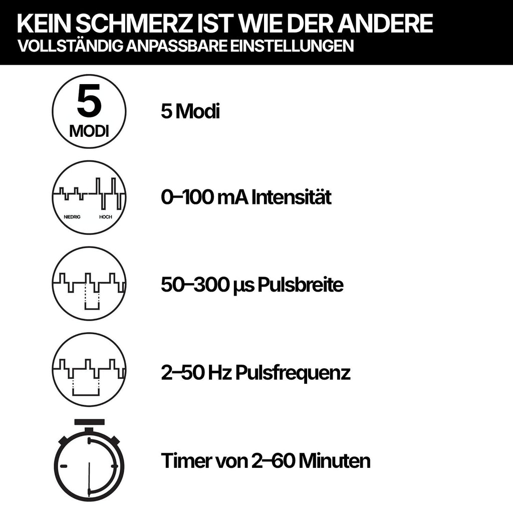 TENS Elektrostimulationsgerät StimPulse
